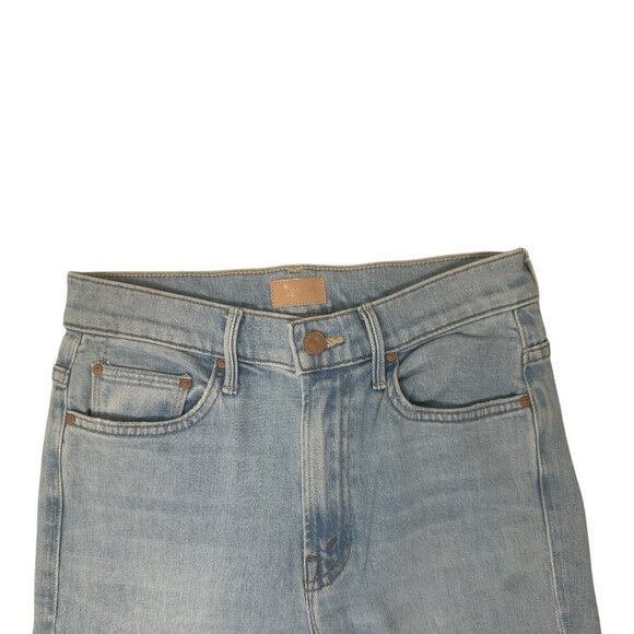 Mother The Insider Crop Stew Chew Jeans Size 26 In Mentally Elsewhere Distressed - Picture 10 of 15